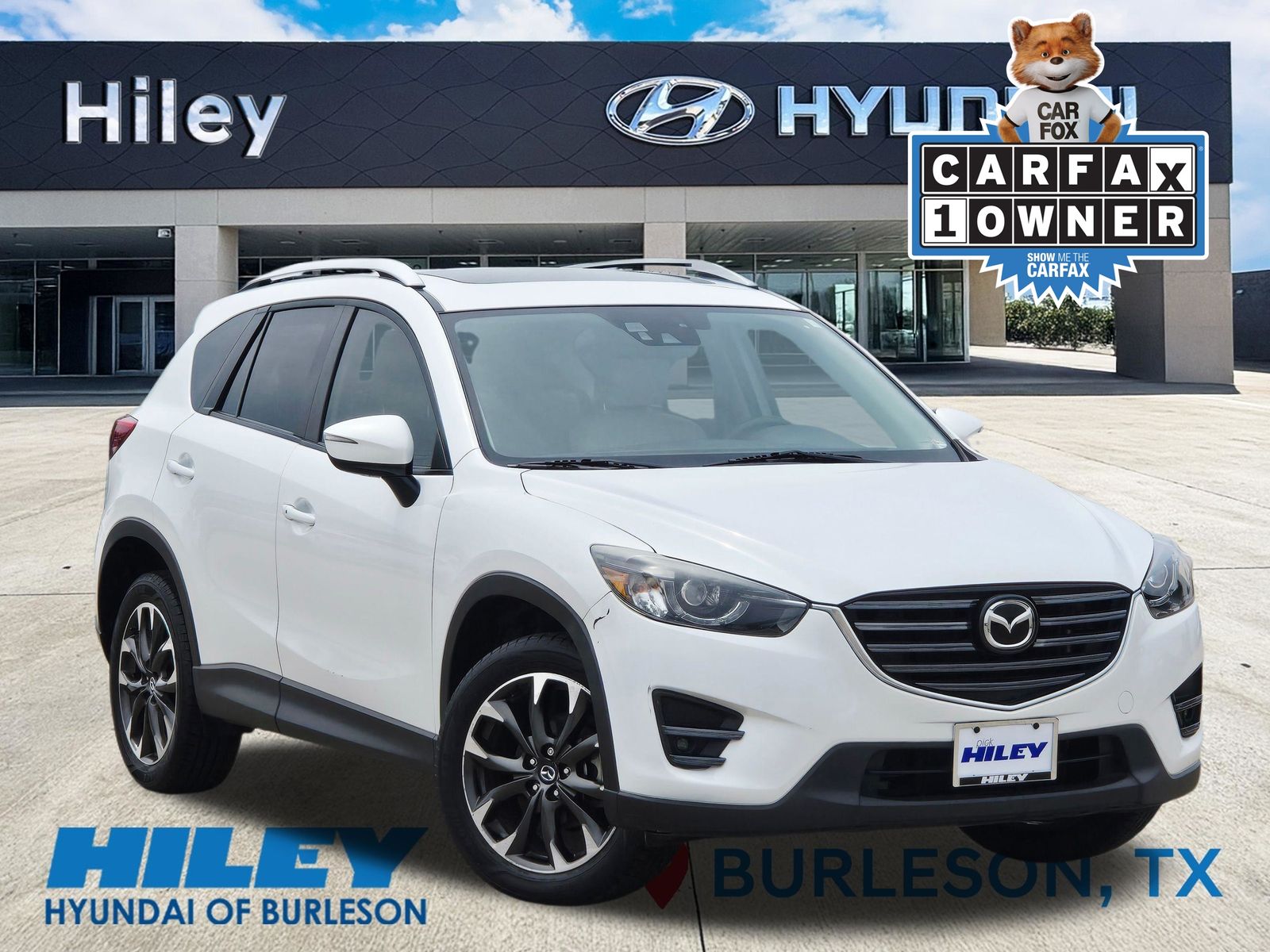 Crystal White Pearl Mica 2016 Mazda CX-5 Grand Touring SUV / Crossover Front-Wheel Drive 6-Speed Automatic