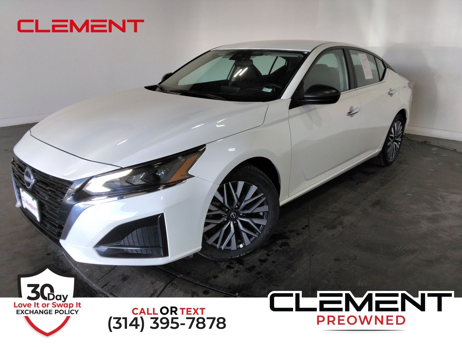 Glacier White 2025 Nissan Altima 2.5 SV FWD Sedan Front-Wheel Drive Continuously Variable Transmission