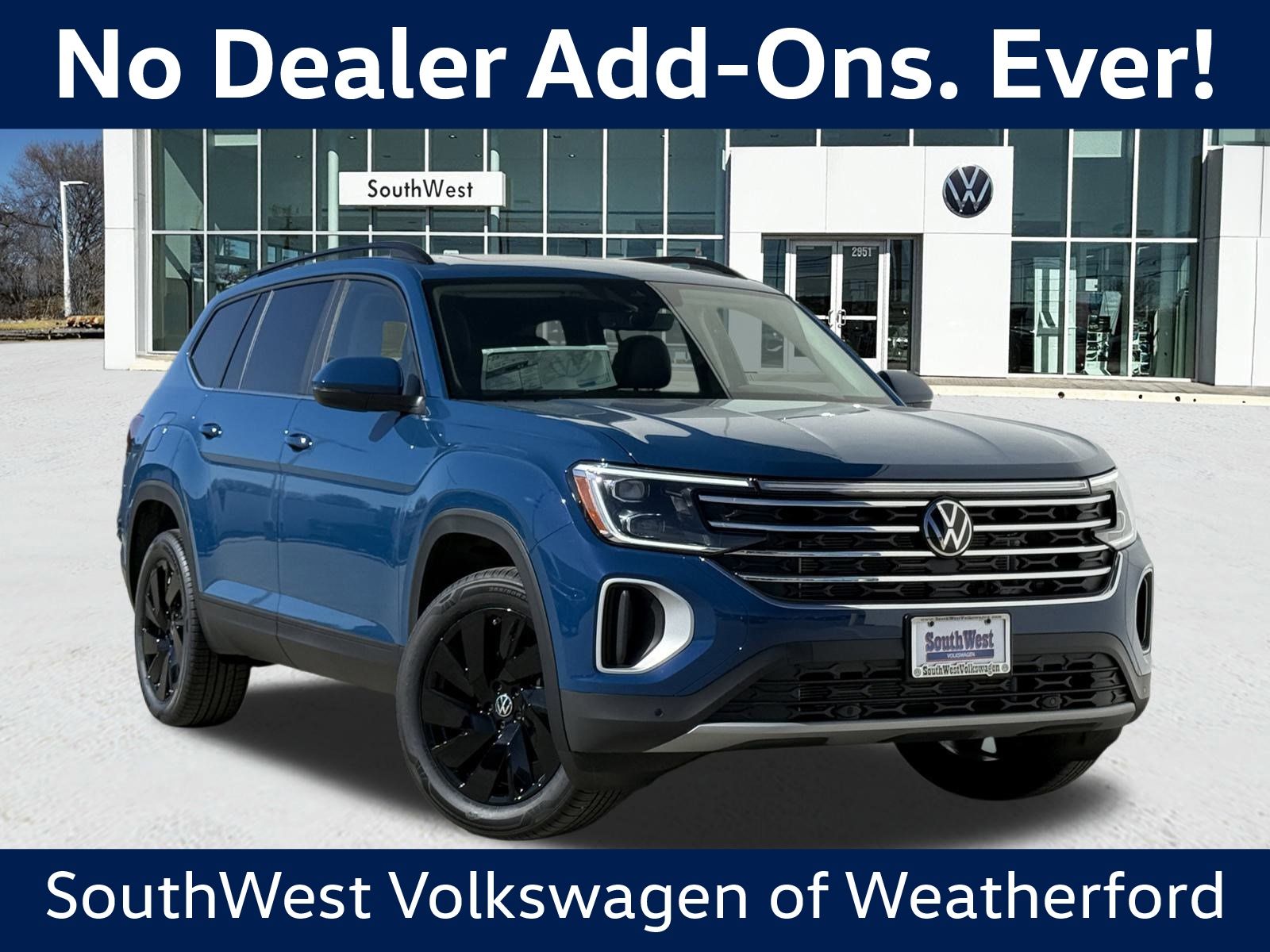 Mountain Lake Blue Metallic 2026 Volkswagen Atlas SE FWD with Technology SUV / Crossover Front-Wheel Drive 8-Speed Automatic