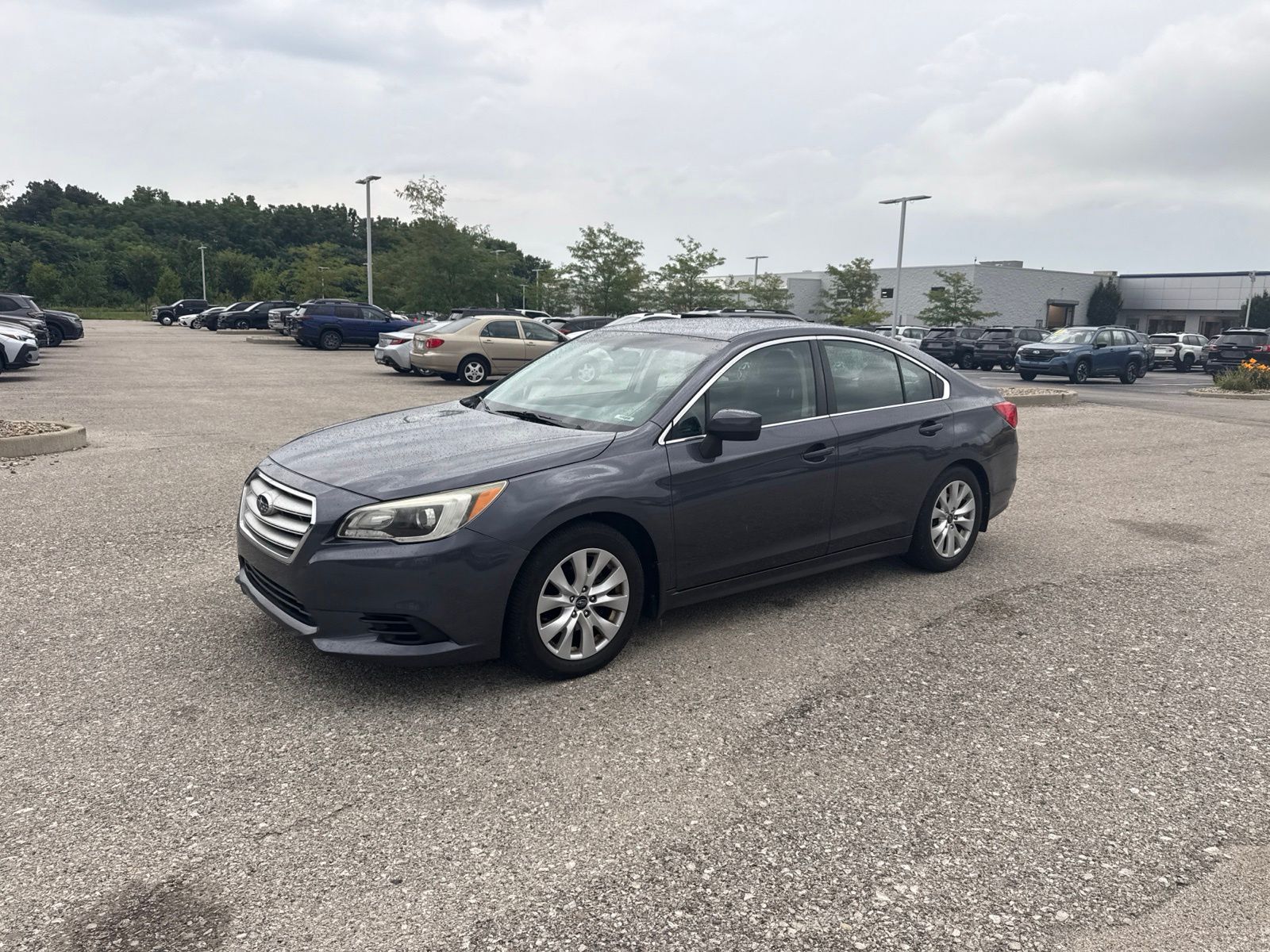 Carbide Gray Metallic 2015 Subaru Legacy Sedan All-Wheel Drive Continuously Variable Transmission