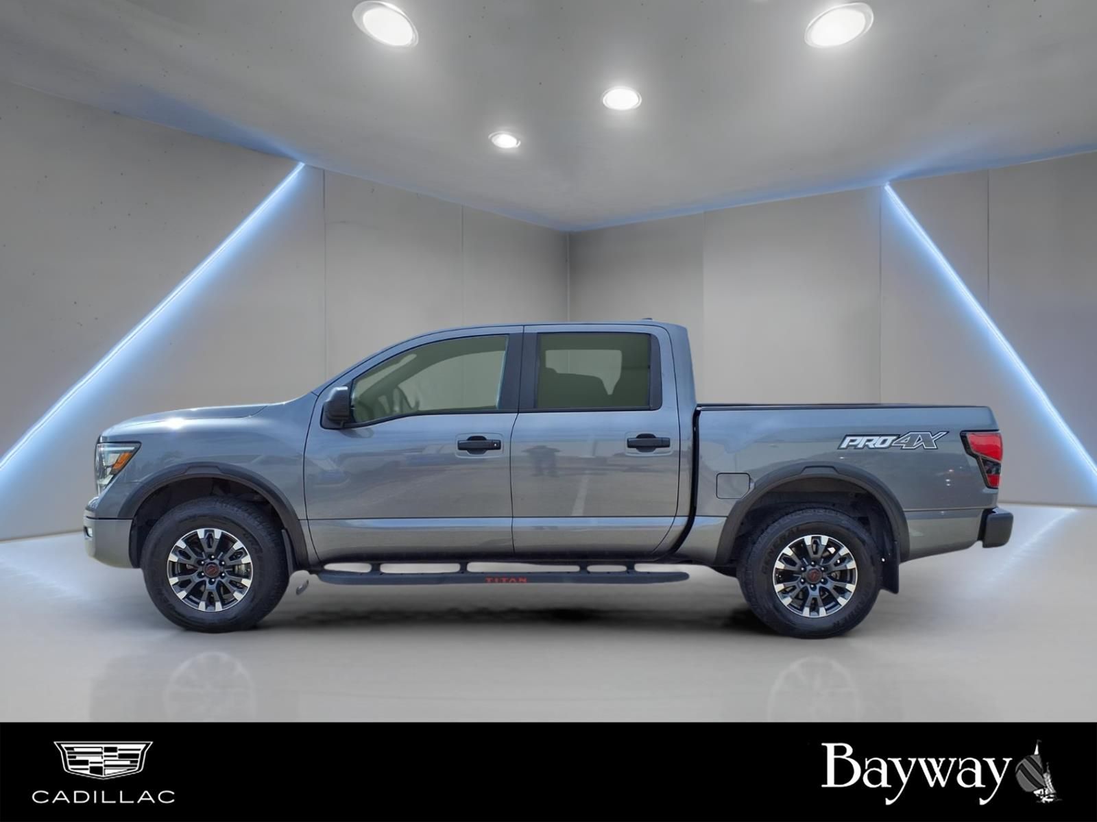 2023 Nissan Titan PRO-4X Gray at Bayshore Chrysler Jeep Dodge Ram