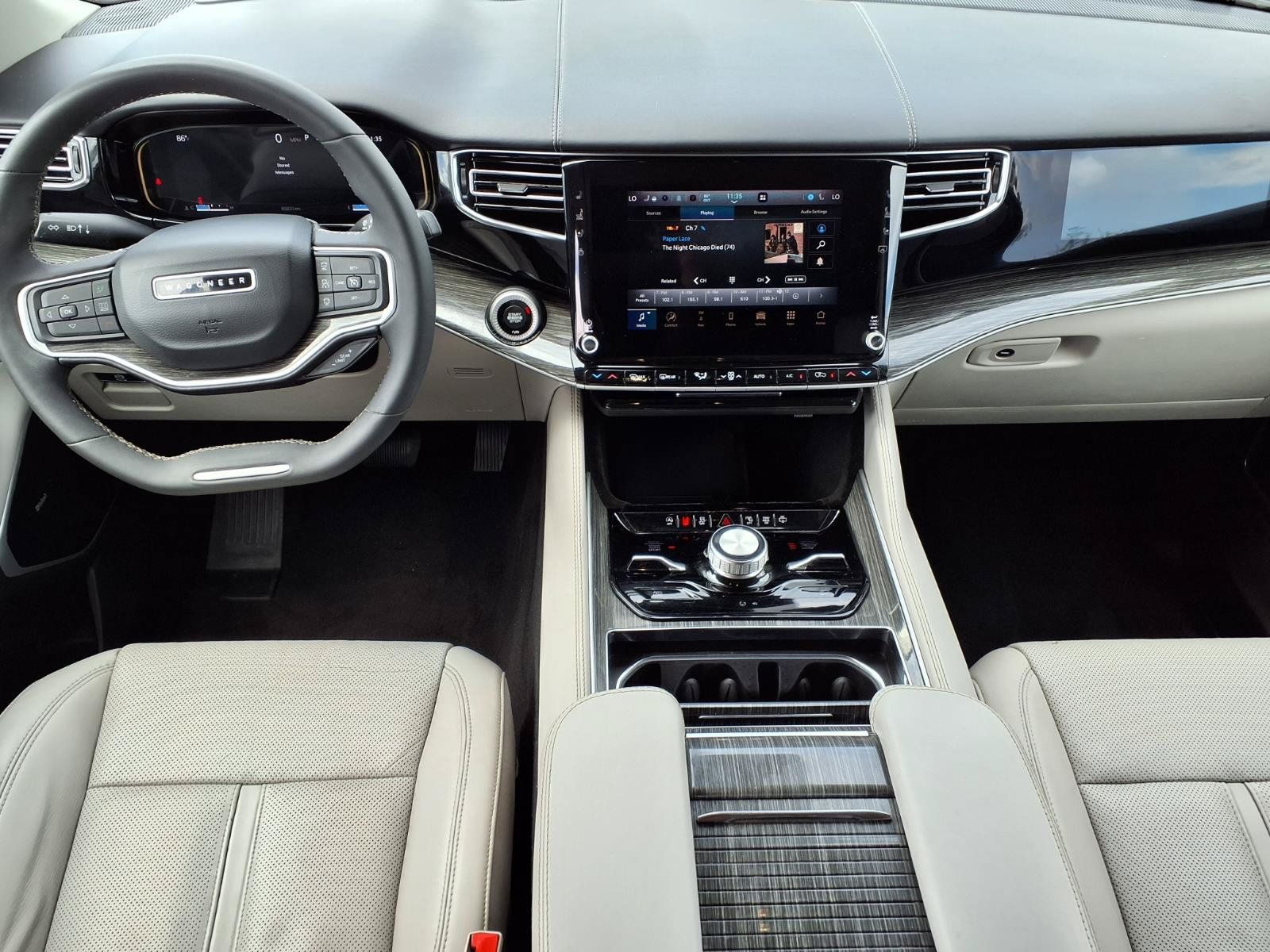 2022 Jeep Wagoneer Series III White at Bayshore Chrysler Jeep Dodge Ram
