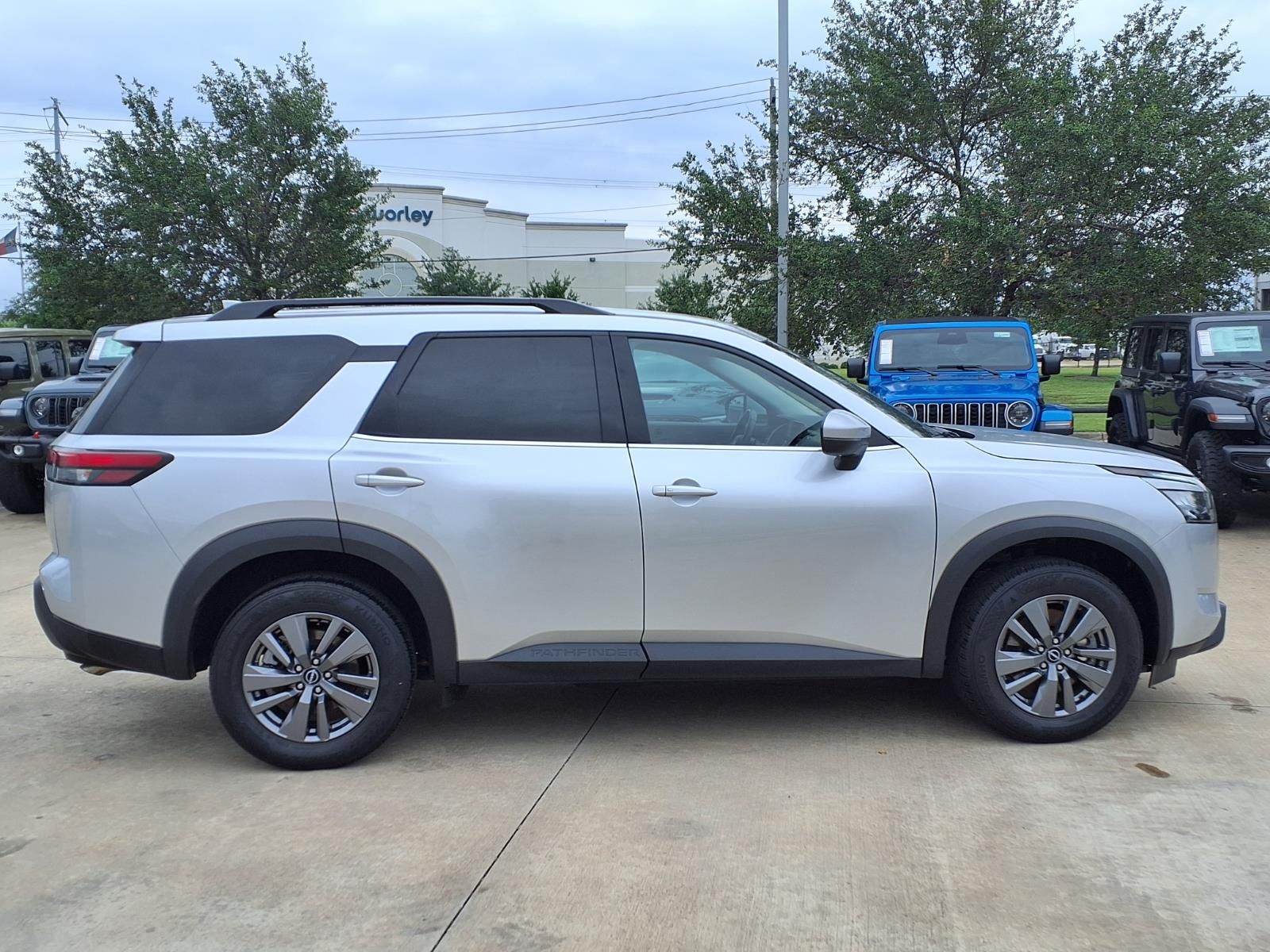2025 Nissan Pathfinder SV Silver at Bravo Nissan
