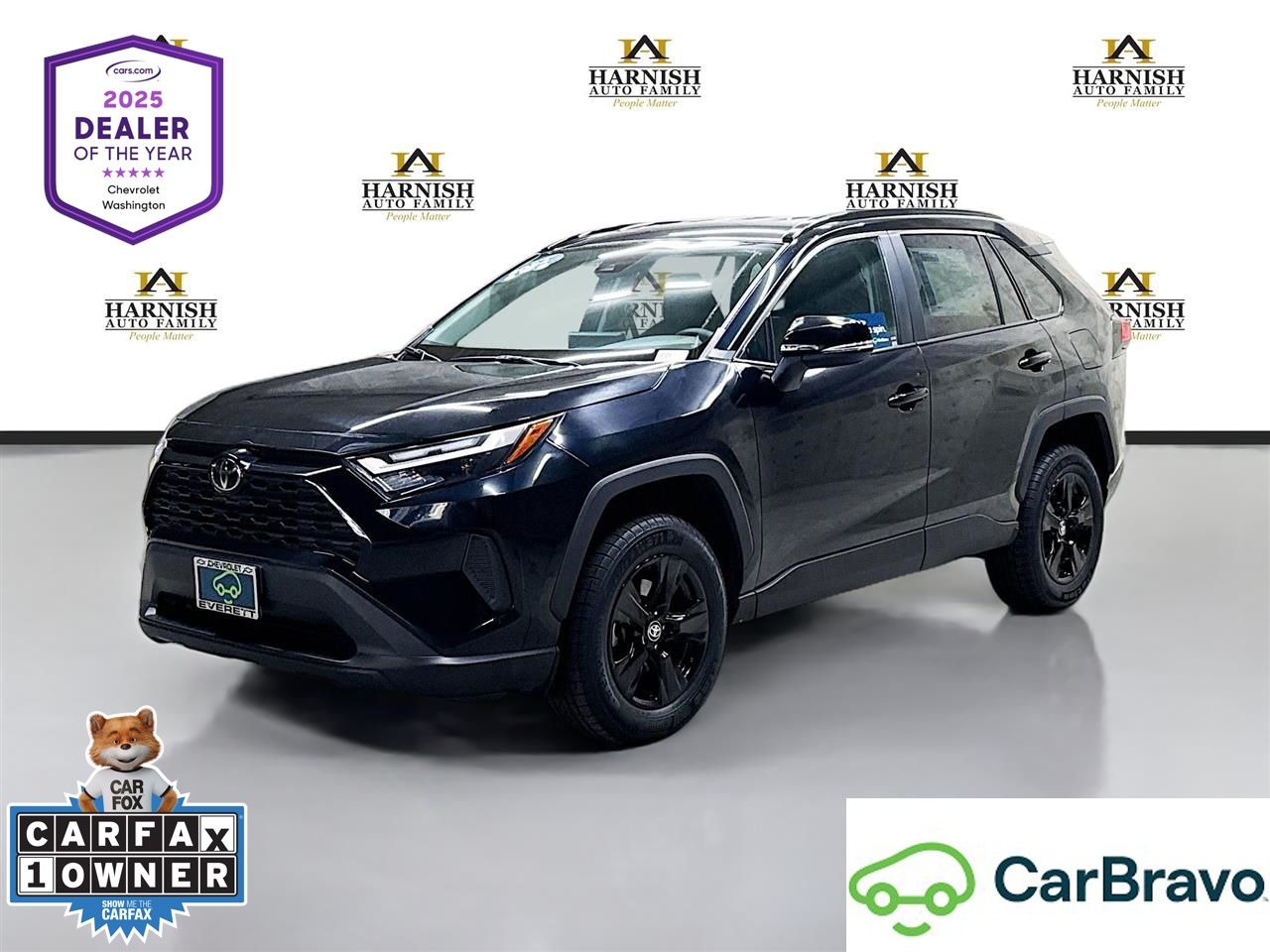 Midnight Black Metallic 2024 Toyota RAV4 XLE FWD SUV / Crossover Front-Wheel Drive 8-Speed Automatic