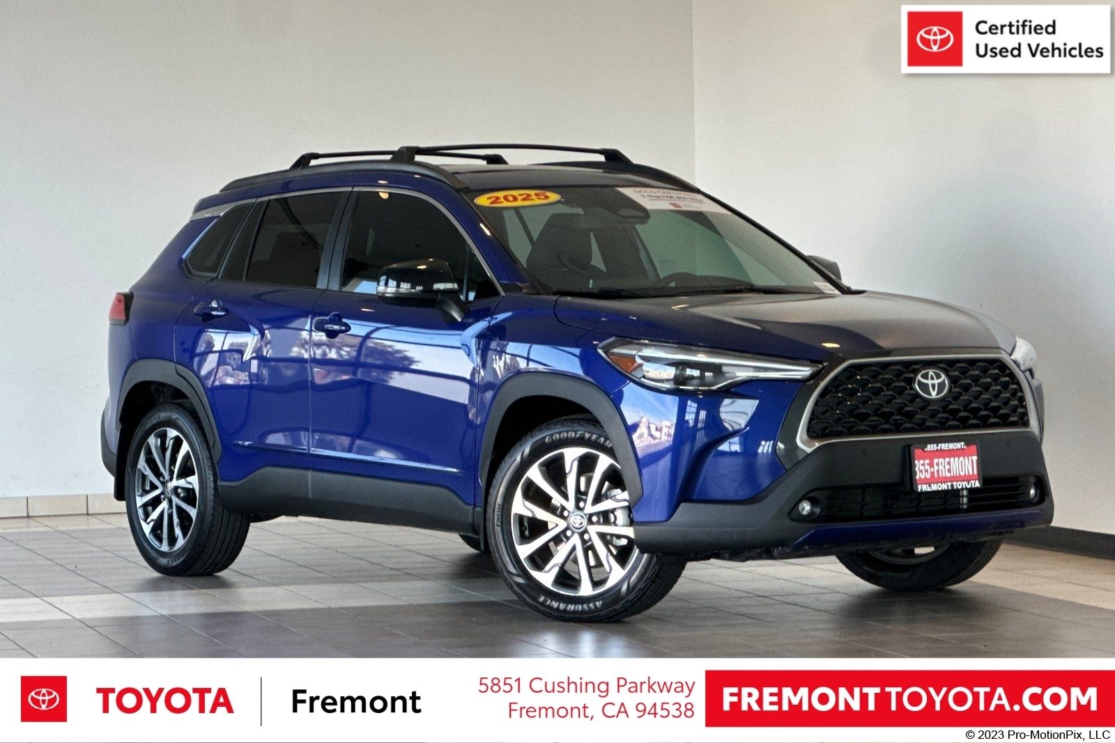 Blue Crush Metallic 2025 Toyota Corolla Cross SUV / Crossover Front-Wheel Drive Continuously Variable Transmission