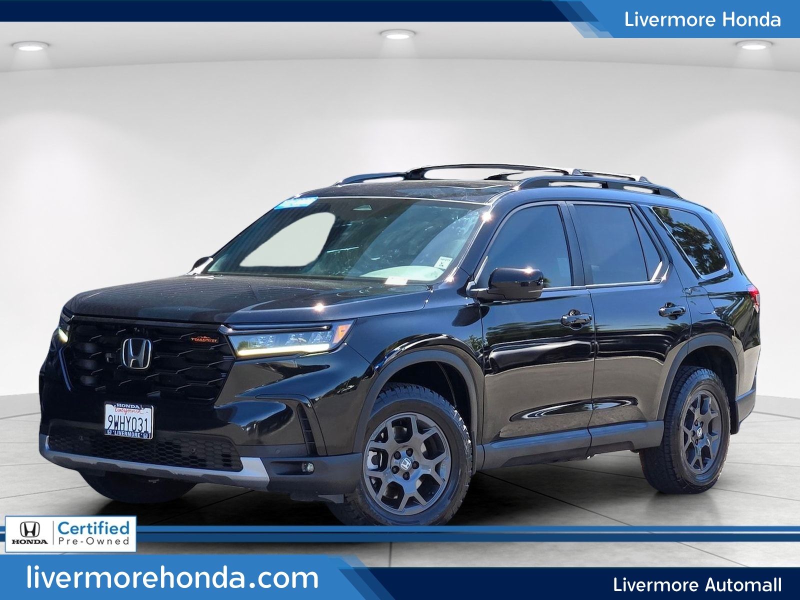 Black 2025 Honda Pilot SUV / Crossover All-Wheel Drive Automatic