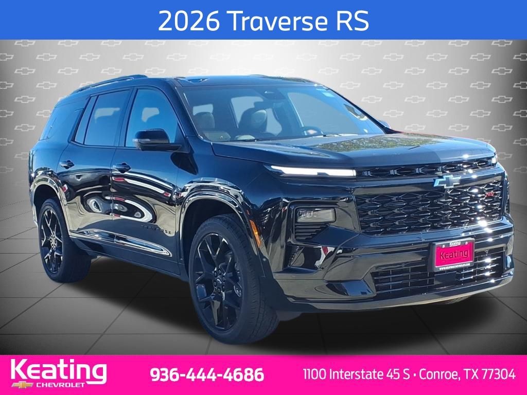 Mosaic Black Metallic 2026 Chevrolet Traverse SUV / Crossover Front-Wheel Drive 8-Speed Automatic