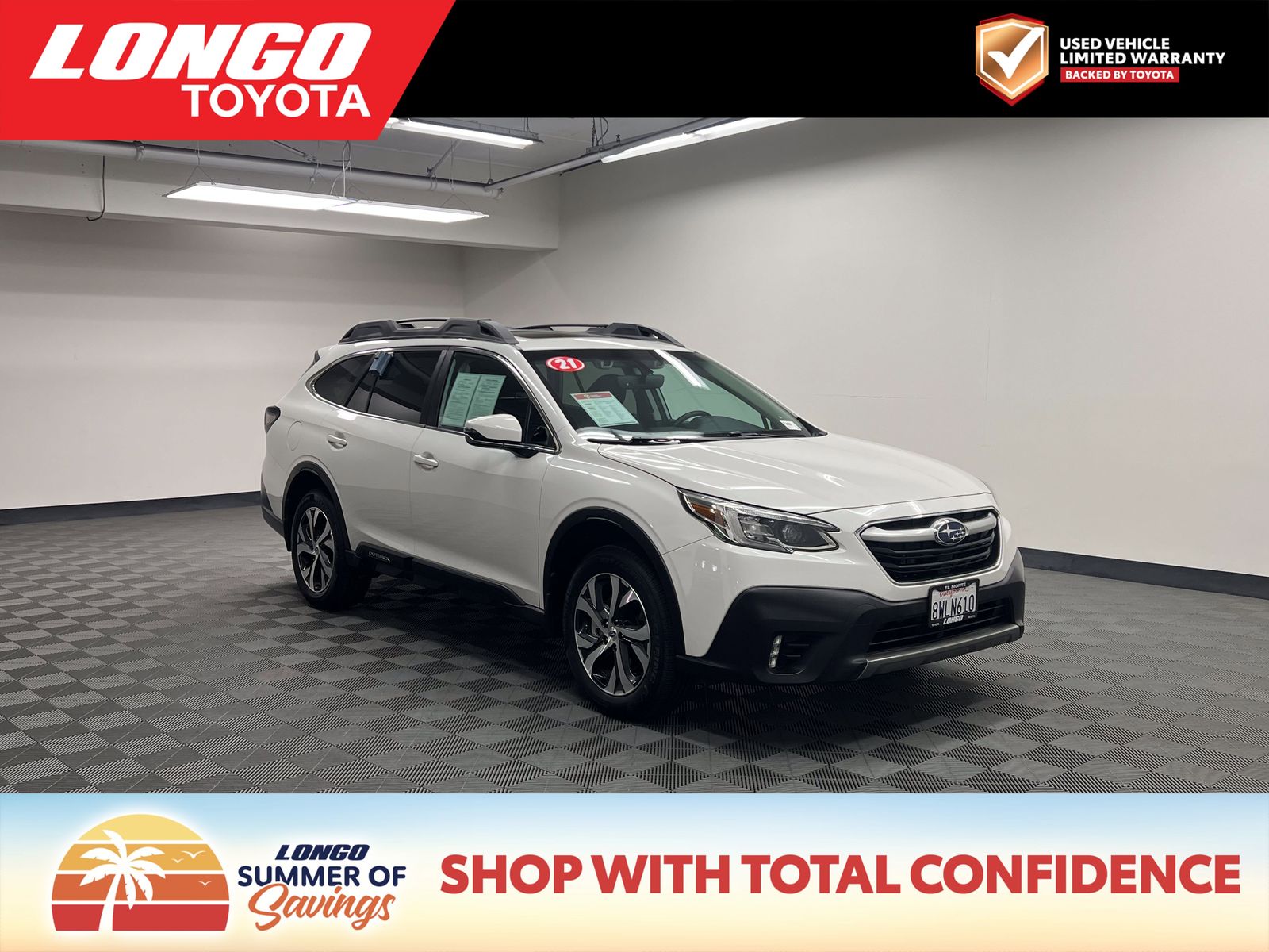 used 2021 Subaru Outback car, priced at $21,888