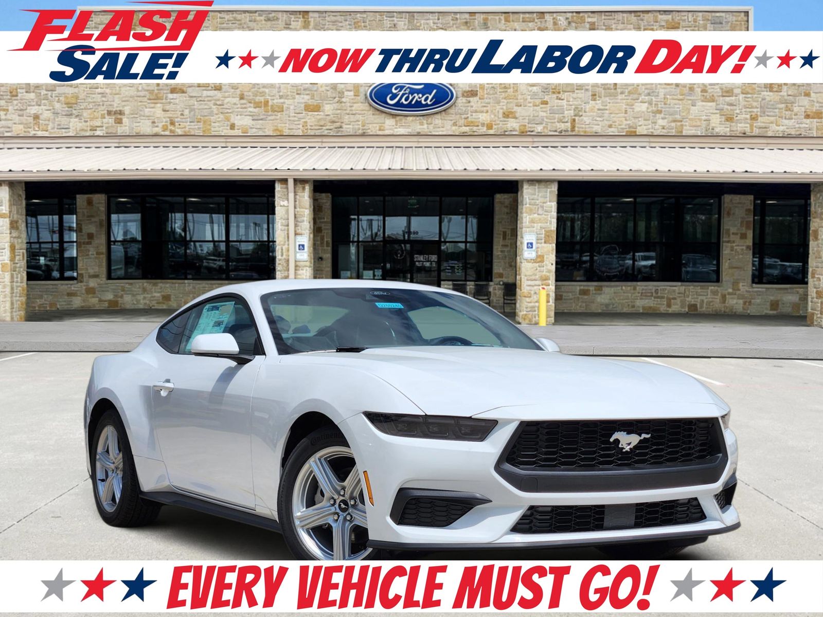 Oxford White 2026 Ford Mustang Coupe Rear-Wheel Drive Automatic