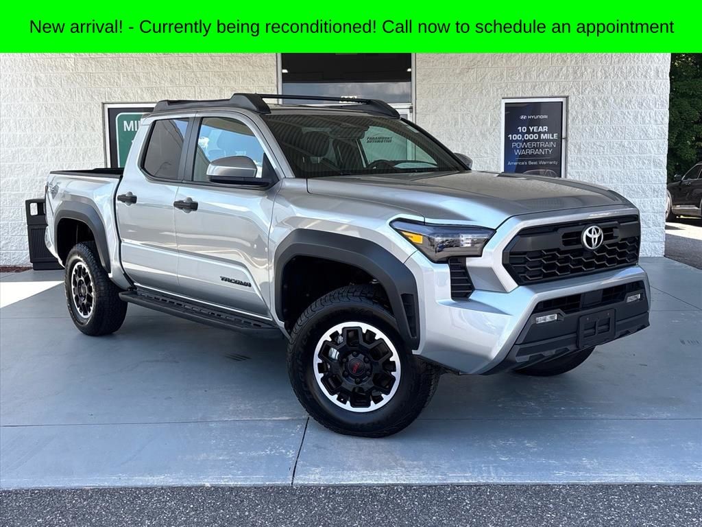 Celestial Silver Metallic 2024 Toyota Tacoma Pickup Truck Four-Wheel Drive 8-Speed Automatic