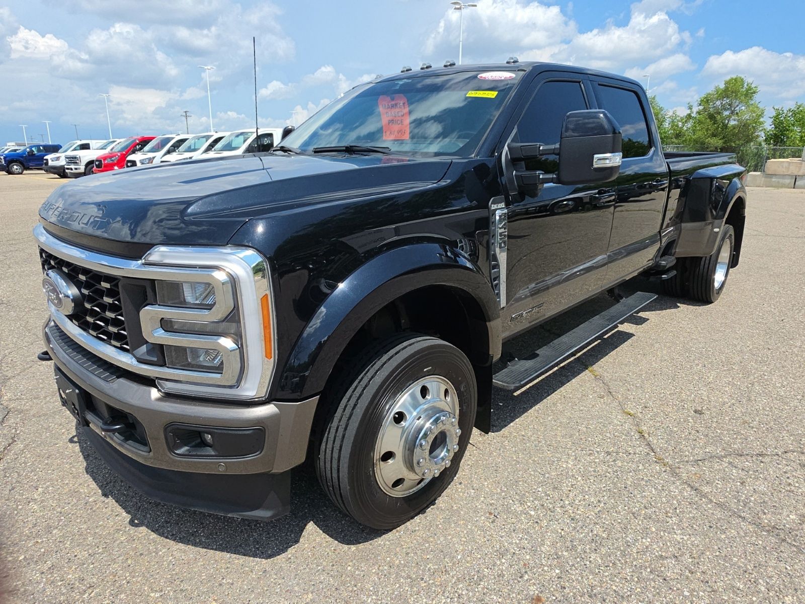 Agate Black Metallic 2023 Ford F-450 Super Duty Pickup Truck Four-Wheel Drive Automatic