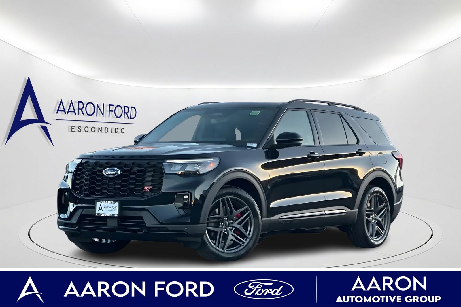 Agate Black Metallic 2026 Ford Explorer SUV / Crossover All-Wheel Drive Automatic