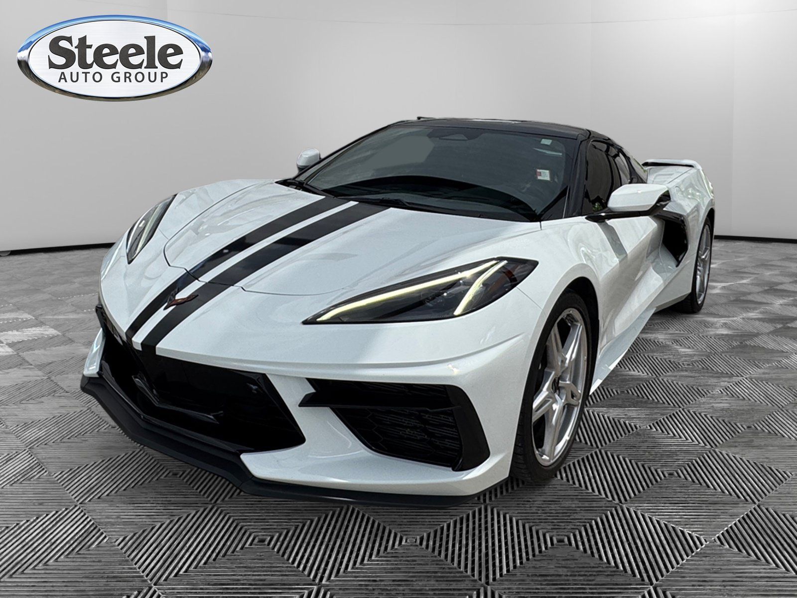 Arctic White 2024 Chevrolet Corvette Coupe Rear-Wheel Drive 8-Speed Dual Clutch