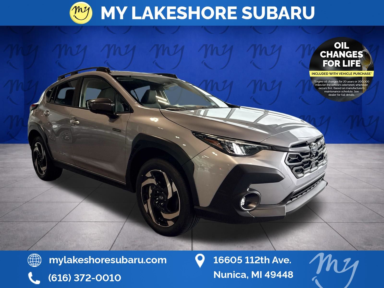 Ice Silver Metallic 2026 Subaru Crosstrek Hybrid SUV / Crossover Continuously Variable Transmission