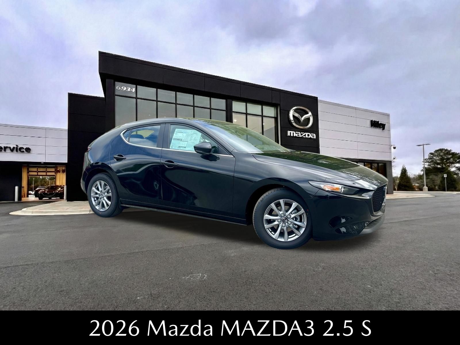 Jet Black Mica 2026 Mazda MAZDA3 2.5 S Hatchback FWD Hatchback Front-Wheel Drive 6-Speed Automatic
