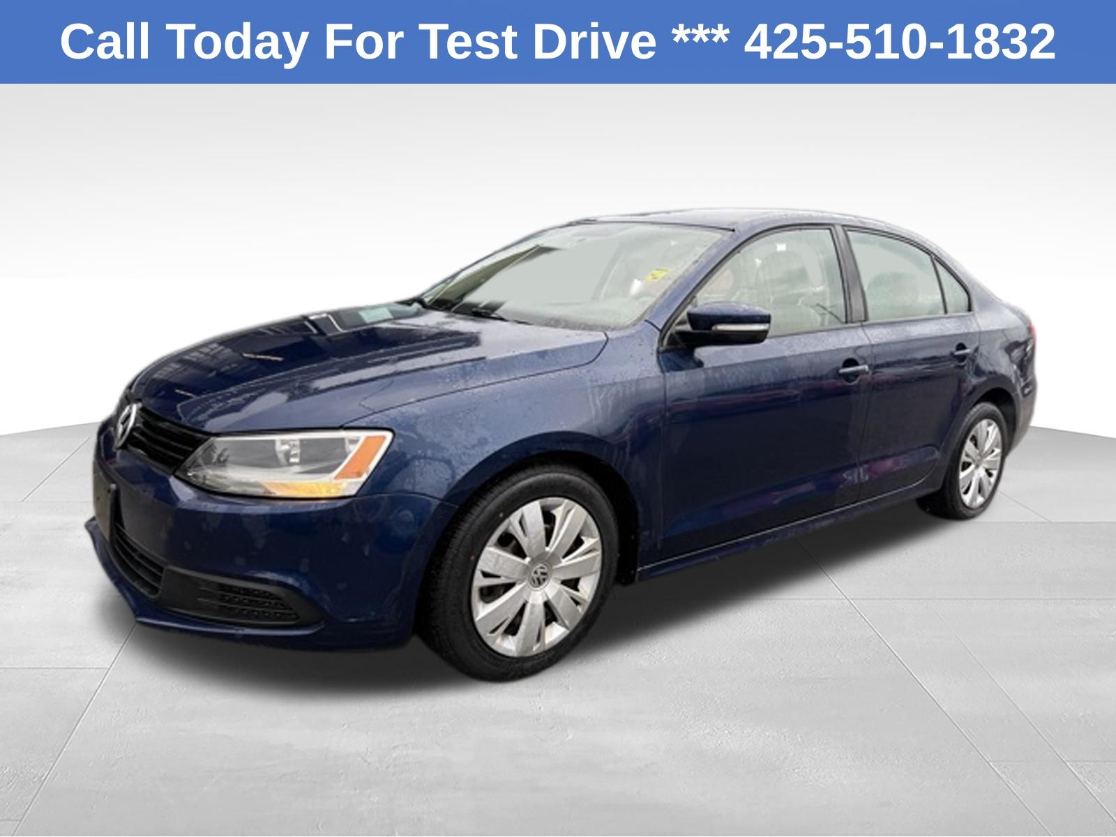 Blue 2011 Volkswagen Jetta Sedan Front-Wheel Drive 6-Speed Automatic