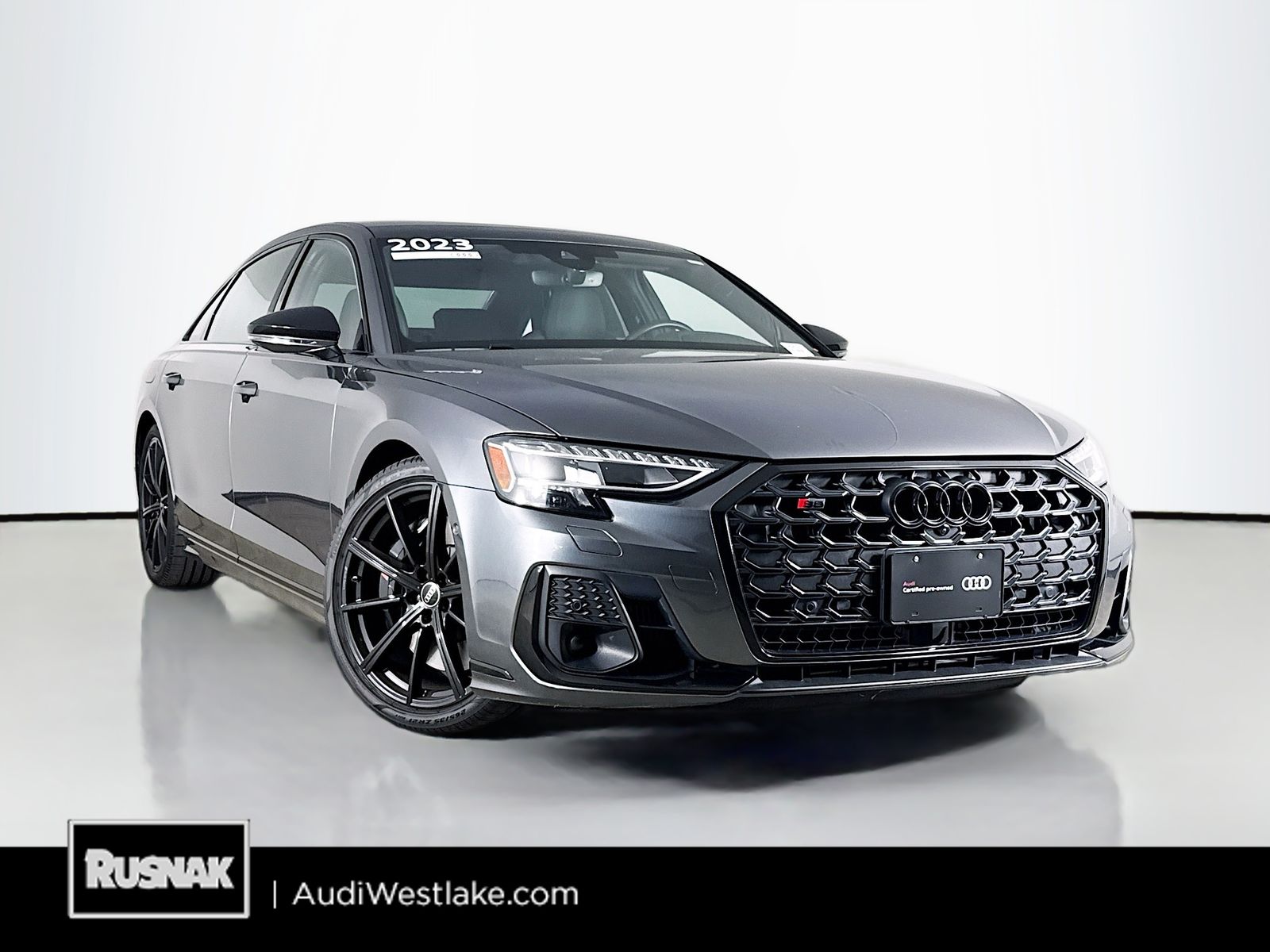Gray 2023 Audi S8 4.0T quattro Sedan All-Wheel Drive 8-Speed Automatic