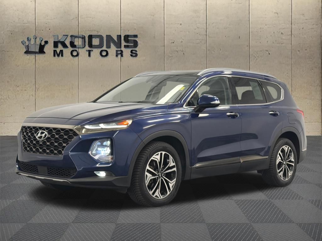 Blue (Stormy Sea) 2020 Hyundai Santa Fe SUV / Crossover All-Wheel Drive 8-Speed Automatic