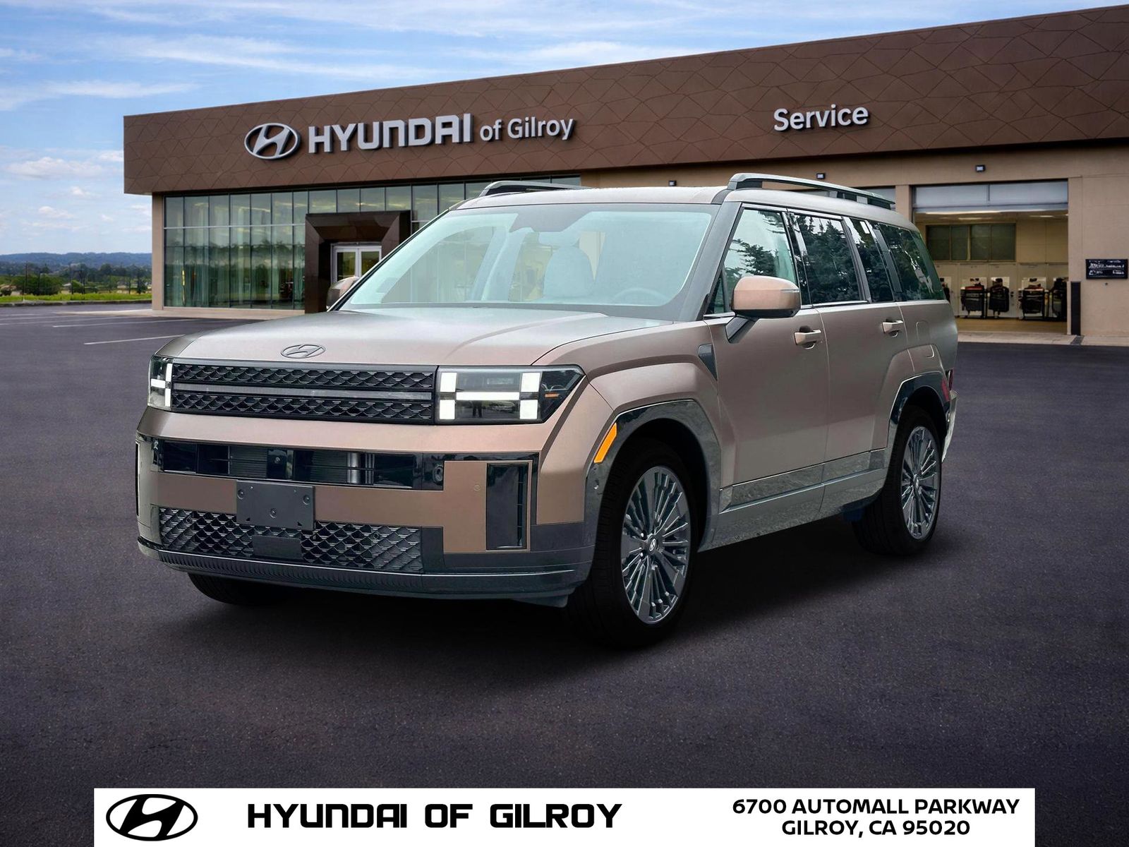 Earthy Brass Matte 2025 Hyundai Santa Fe Hybrid Calligraphy AWD SUV / Crossover All-Wheel Drive 6-Speed Automatic