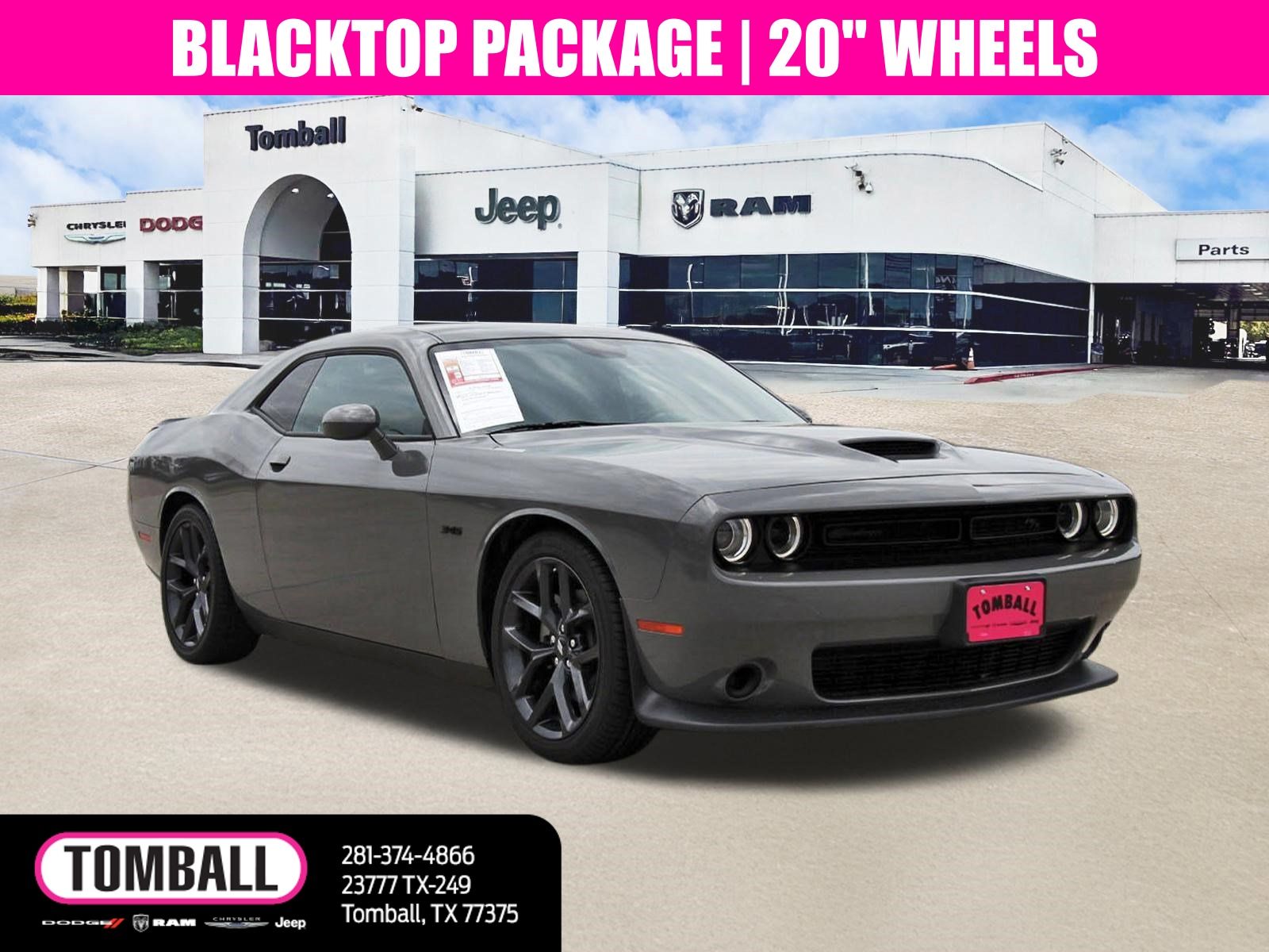 Destroyer Gray Clearcoat 2023 Dodge Challenger R/T RWD Coupe Rear-Wheel Drive 8-Speed Automatic