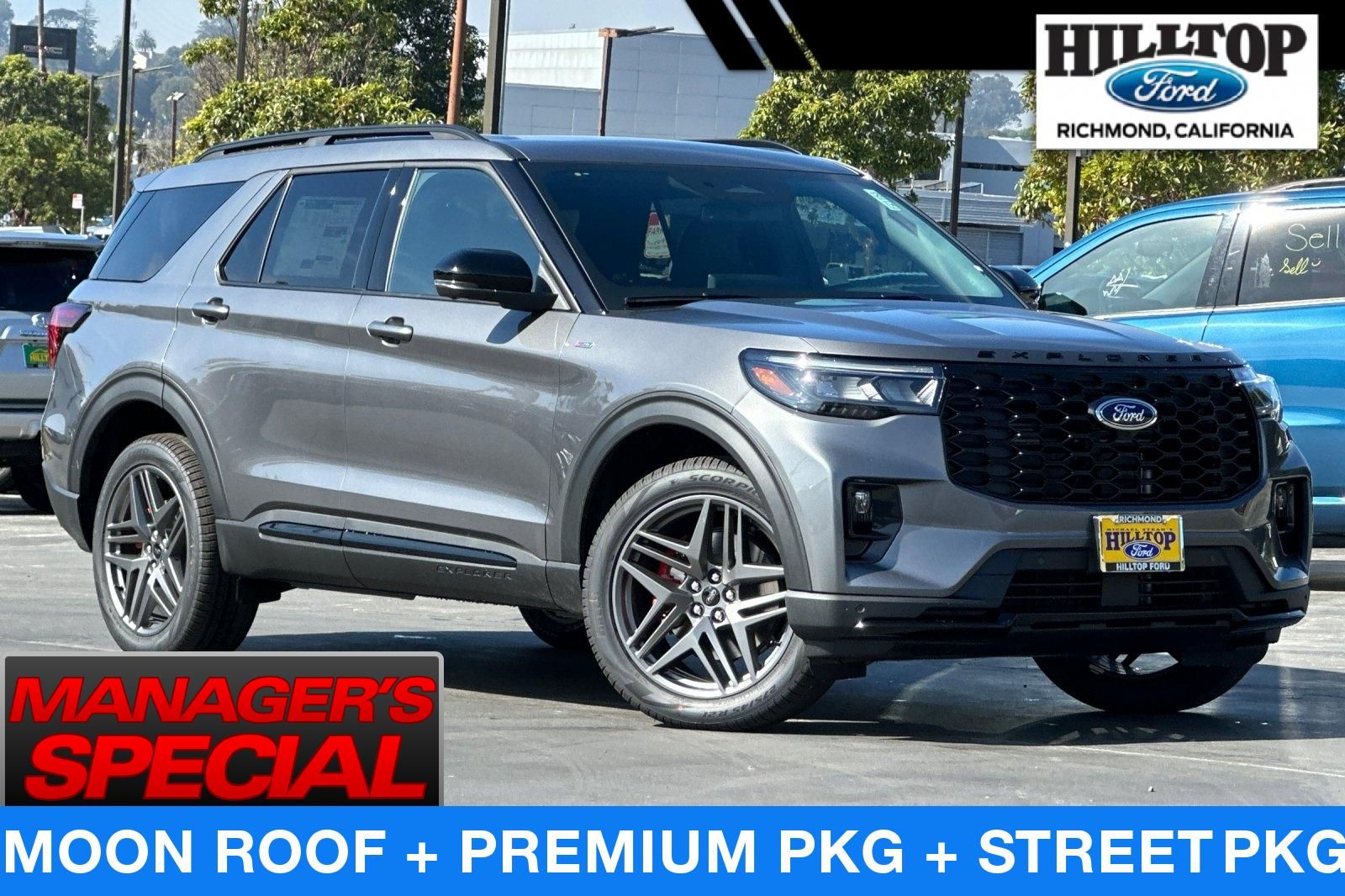 Carbonized Gray Metallic 2026 Ford Explorer SUV / Crossover All-Wheel Drive Automatic