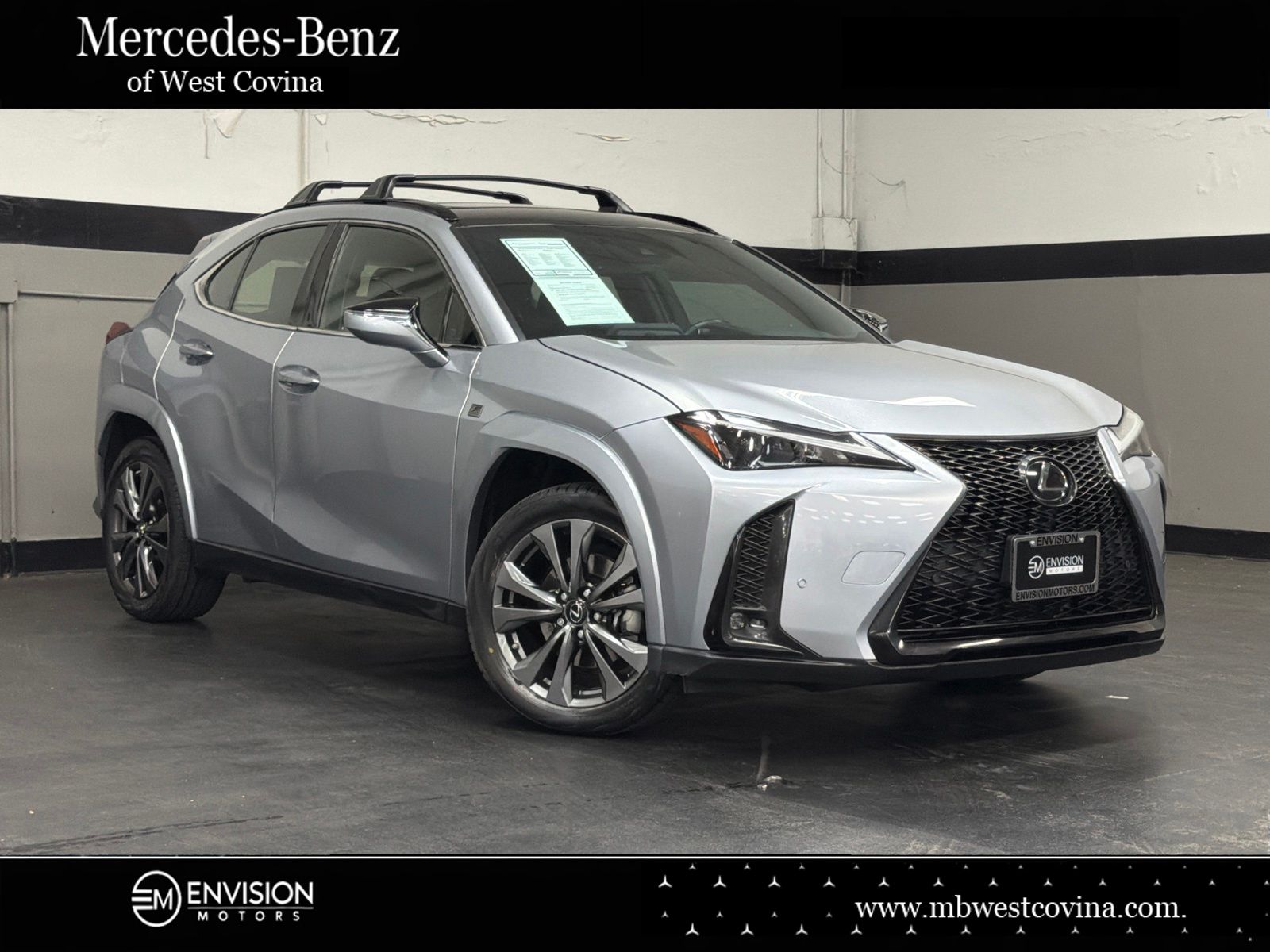 Black (Iridium with Obsidian Roof) 2023 Lexus UX Hybrid SUV / Crossover Front-Wheel Drive Continuously Variable Transmission