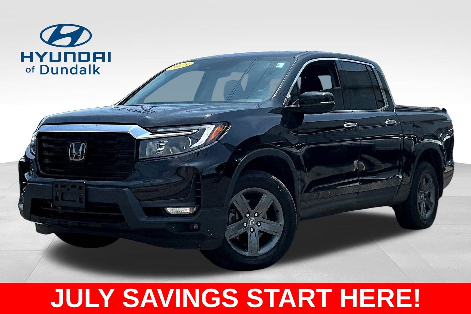 Black 2023 Honda Ridgeline Pickup Truck All-Wheel Drive 9-Speed Automatic