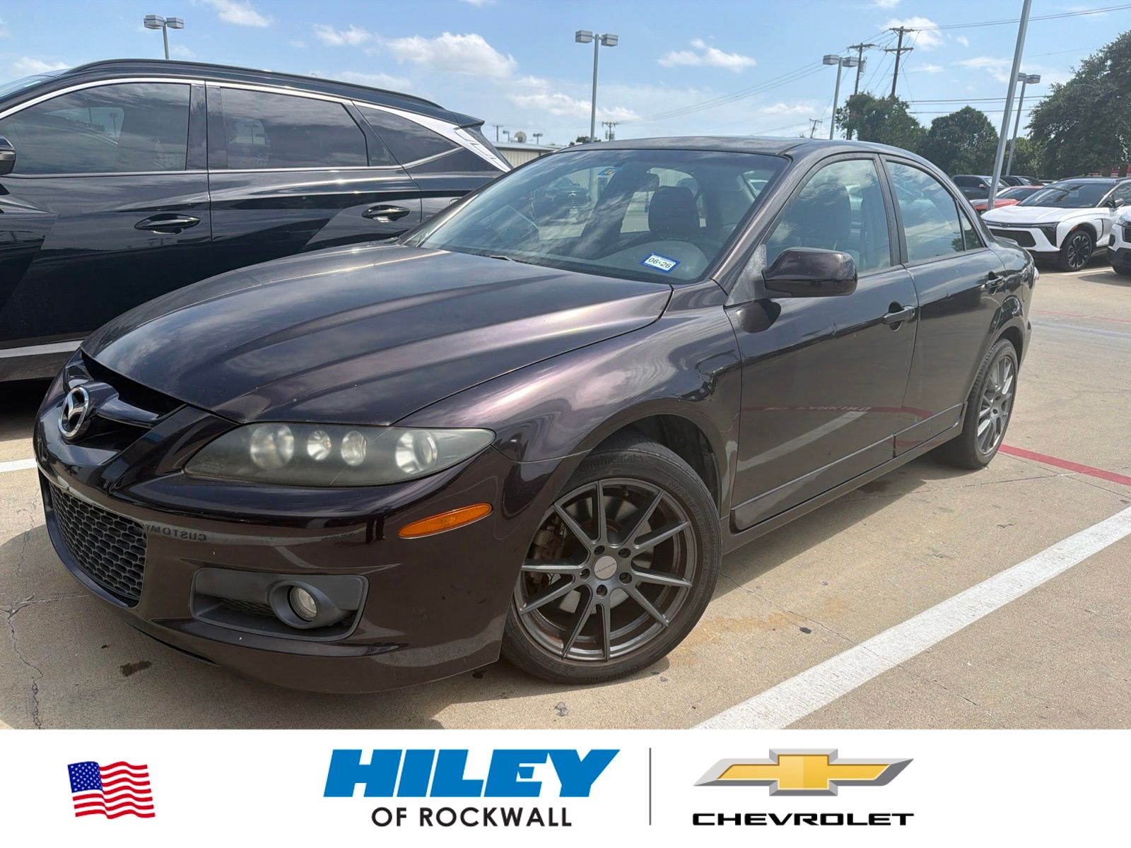 Black Cherry Mica 2006 Mazda MAZDASPEED6 Sedan All-Wheel Drive 6-Speed Manual
