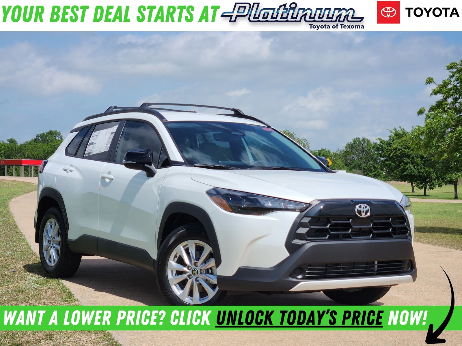 White (Wind Chill Pearl) 2026 Toyota Corolla Cross LE FWD SUV / Crossover Front-Wheel Drive Continuously Variable Transmission