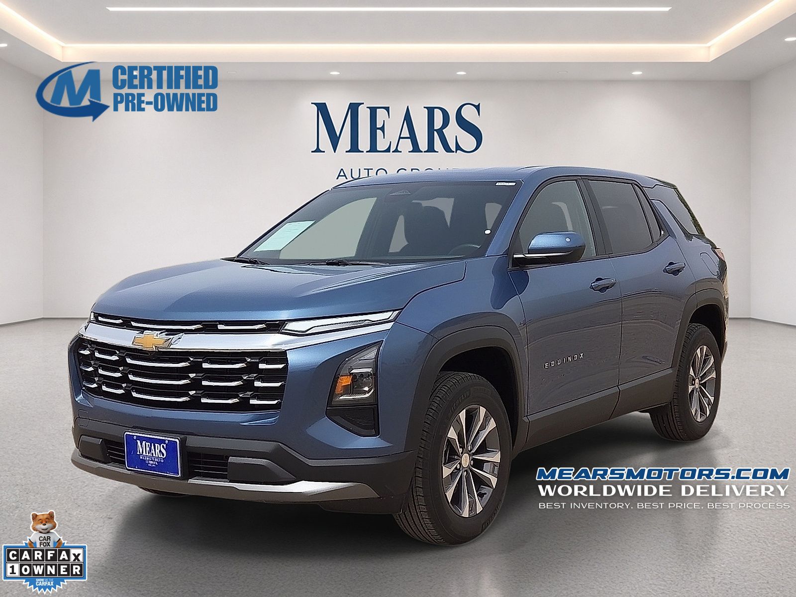 Lakeshore Blue Metallic 2026 Chevrolet Equinox SUV / Crossover Four-Wheel Drive 8-Speed Automatic