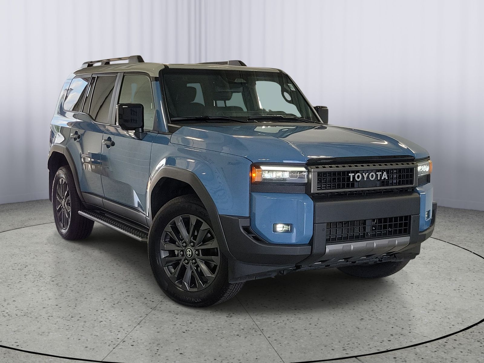 Blue / Gray 2025 Toyota Land Cruiser SUV / Crossover Four-Wheel Drive 8-Speed Automatic