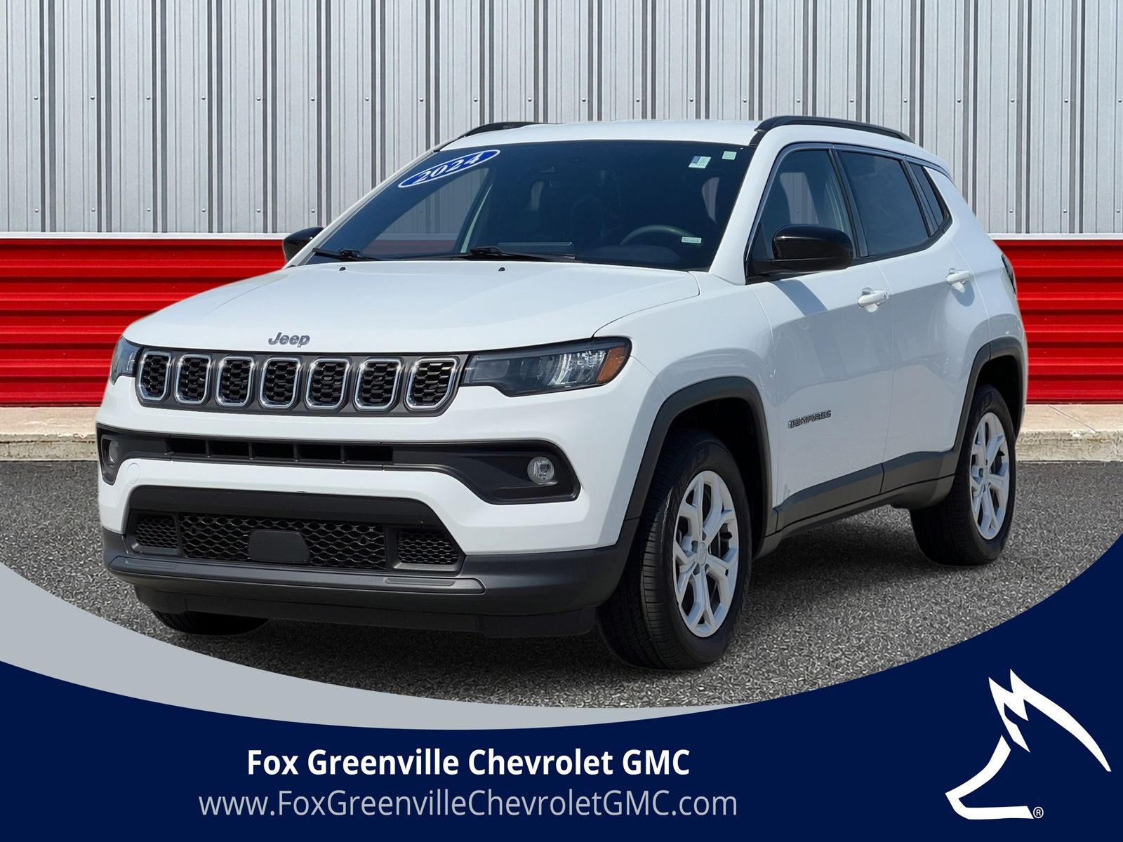 Bright White Clearcoat 2024 Jeep Compass SUV / Crossover Four-Wheel Drive 8-Speed Automatic