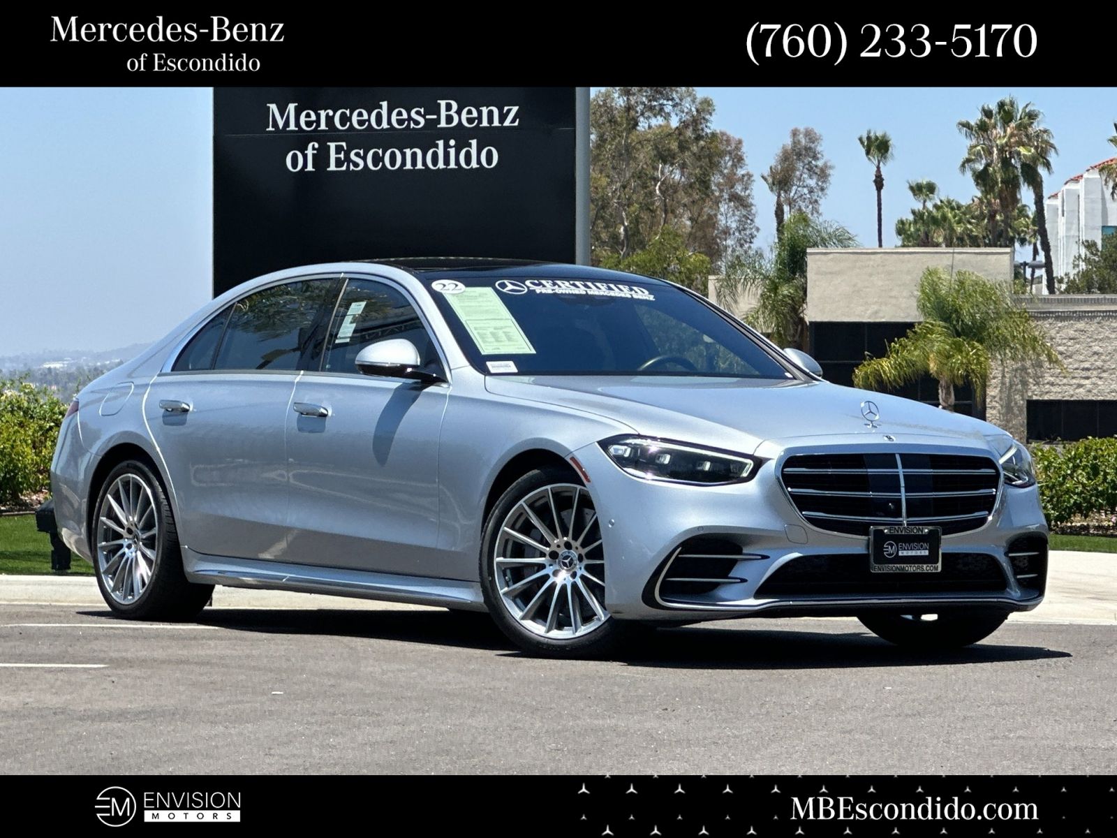 2022 Mercedes-Benz S-Class S 500 4MATIC AWD