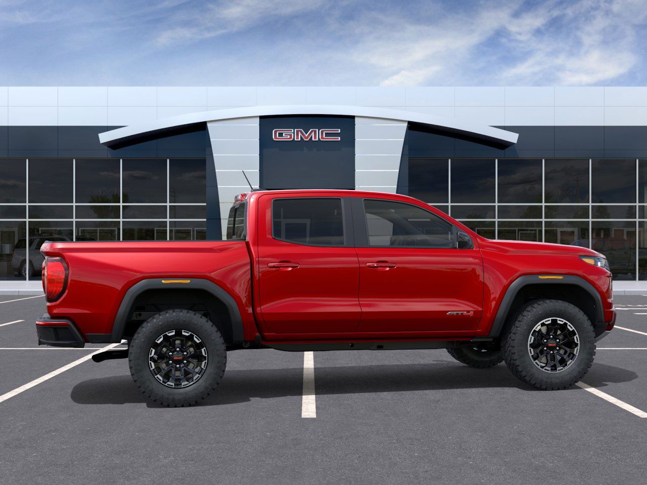 2026 GMC Canyon AT4 Red at Ross Downing Buick GMC