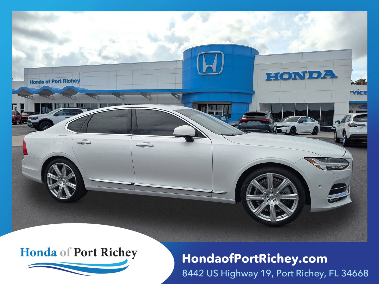 Crystal White Pearl 2017 Volvo S90 T6 Inscription AWD Sedan All-Wheel Drive Automatic