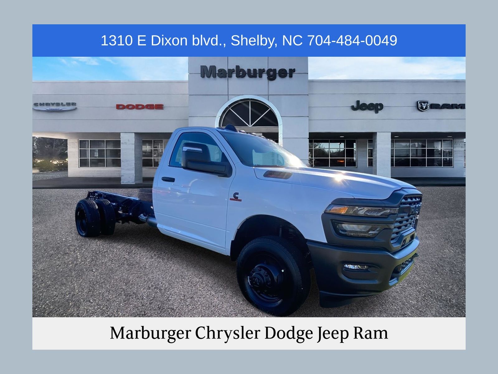 Bright White Clearcoat 2026 RAM 3500 Chassis Tradesman Regular Cab LB DRW 4WD Pickup Truck Four-Wheel Drive 8-Speed Automatic