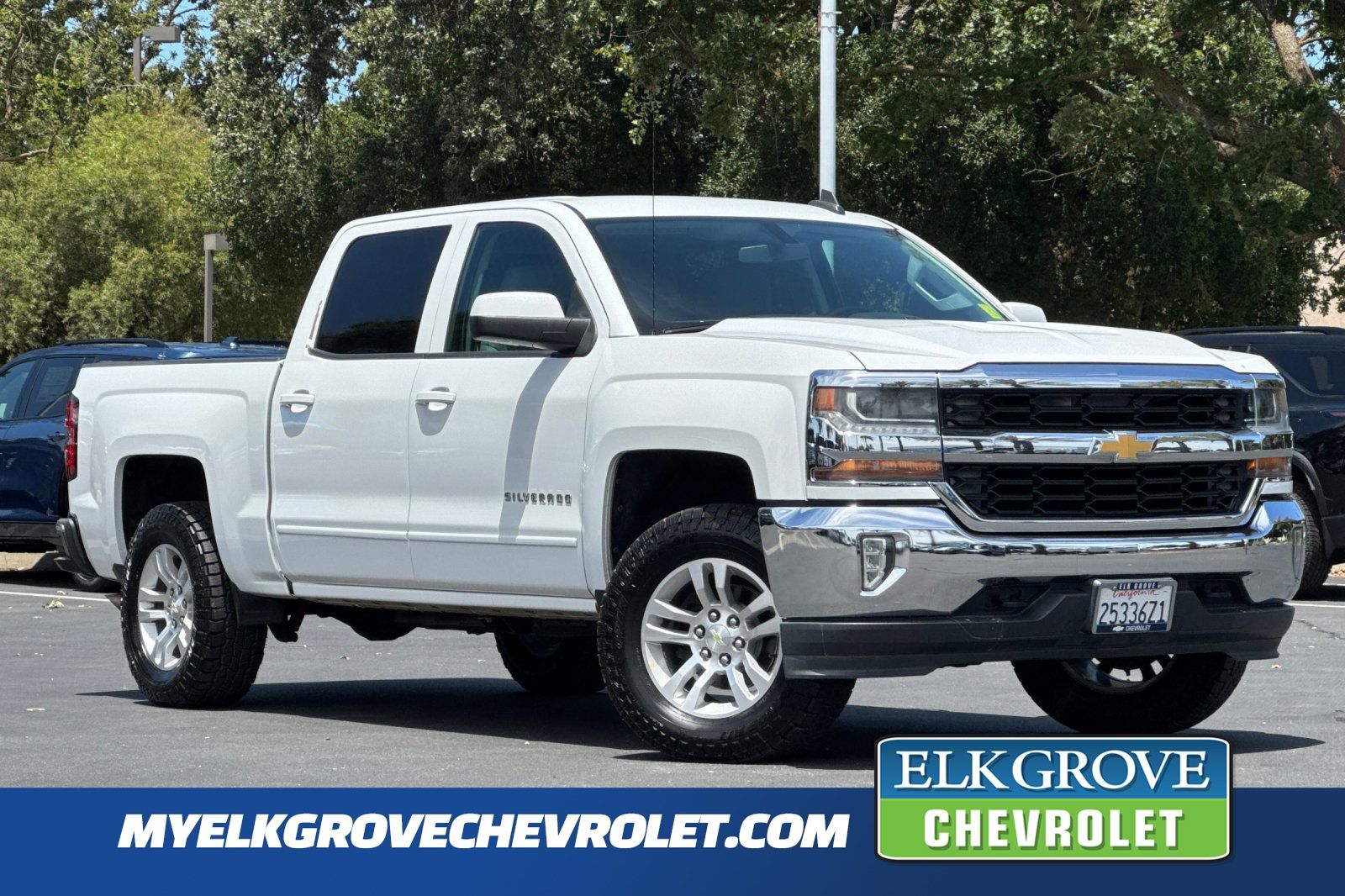 Summit White 2016 Chevrolet Silverado 1500 Pickup Truck Four-Wheel Drive 6-Speed Automatic Overdrive