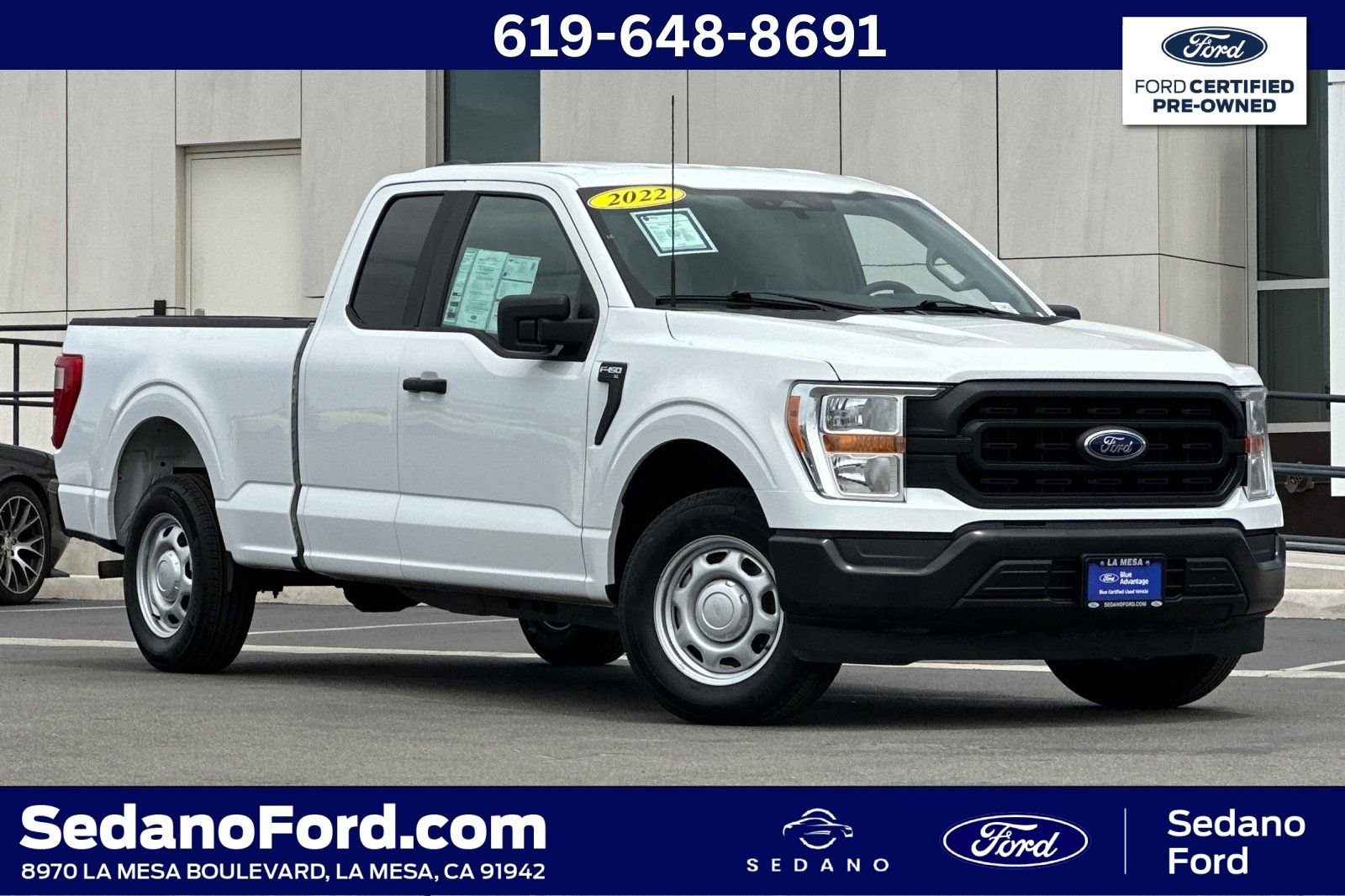 Oxford White 2022 Ford F-150 Pickup Truck 4X2 Automatic