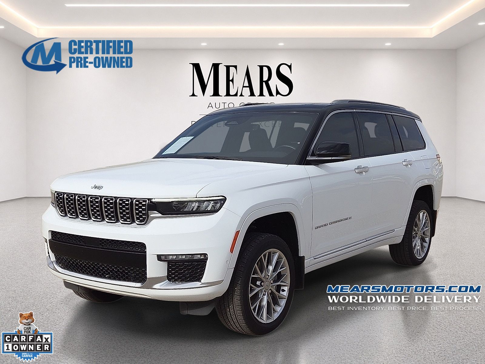 Bright White Clearcoat 2023 Jeep Grand Cherokee L SUV / Crossover Four-Wheel Drive 8-Speed Automatic