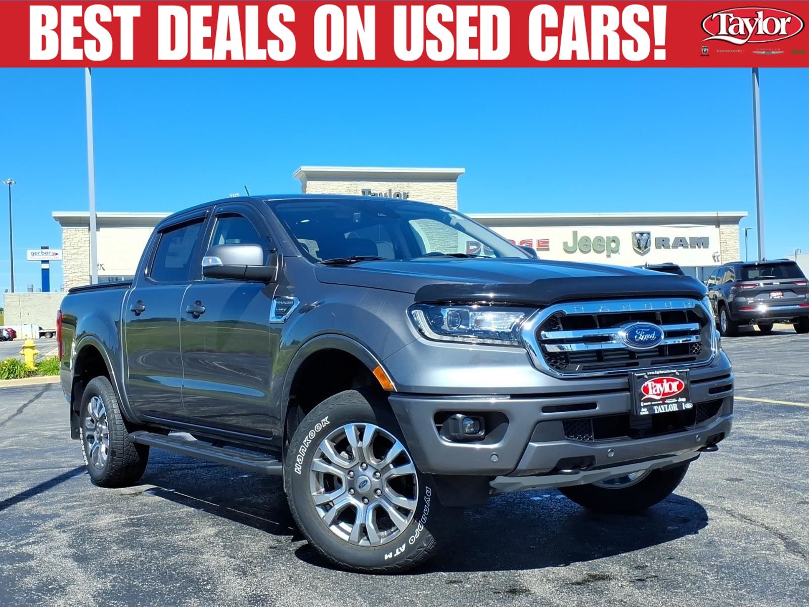 Gray Metallic 2022 Ford Ranger Pickup Truck Four-Wheel Drive Automatic