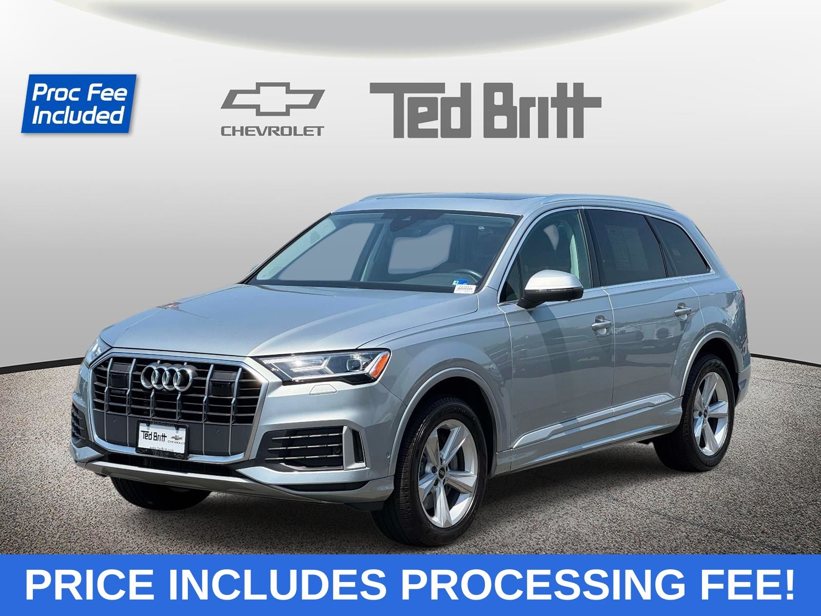 Satellite Silver Metallic 2023 Audi Q7 SUV / Crossover All-Wheel Drive 8-Speed Automatic