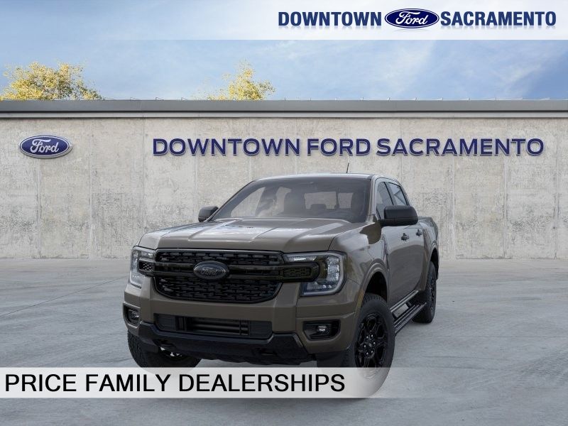 Gray 2026 Ford Ranger Pickup Truck Four-Wheel Drive Automatic