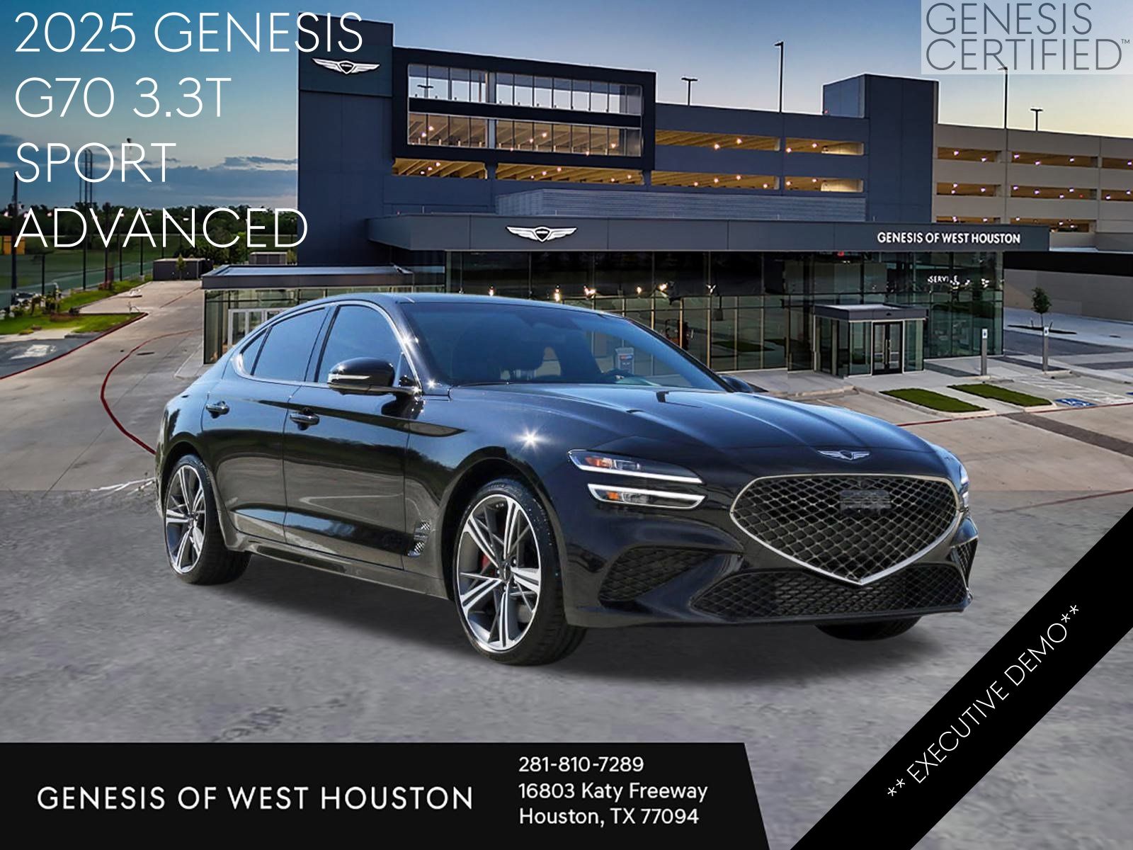 2025 Genesis G70 3.3T Sport Prestige RWD