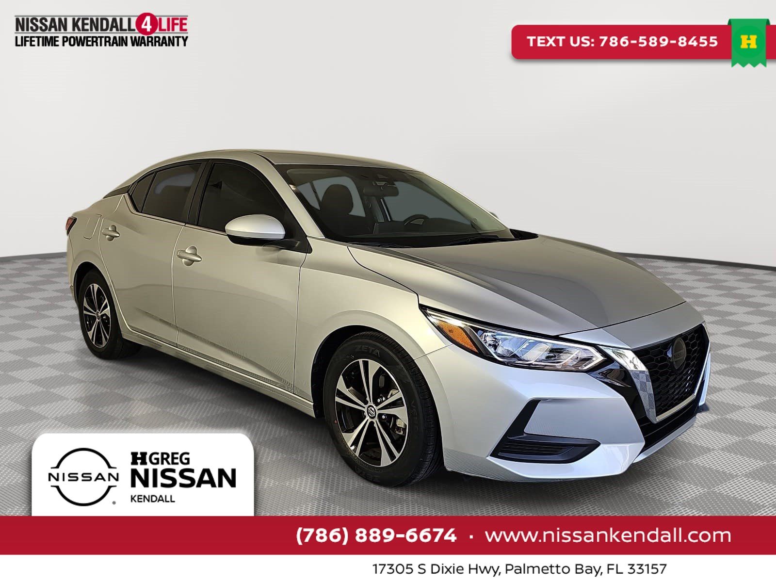 Brilliant Silver Metallic 2023 Nissan Sentra Sedan Front-Wheel Drive Continuously Variable Transmission