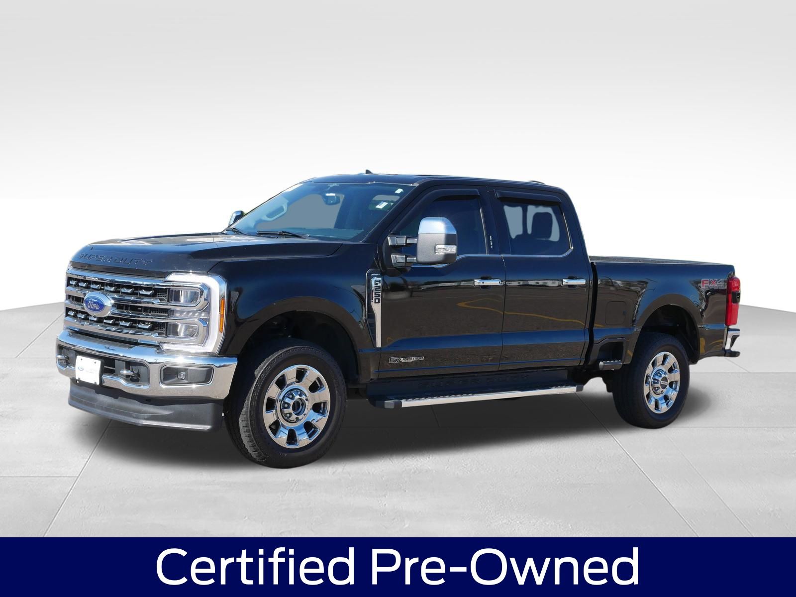 Agate Black Metallic 2023 Ford F-250 Super Duty Pickup Truck Four-Wheel Drive Automatic