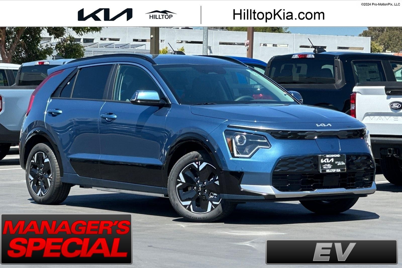 Mineral Blue 2026 Kia Niro EV SUV / Crossover Front-Wheel Drive 1-Speed Automatic