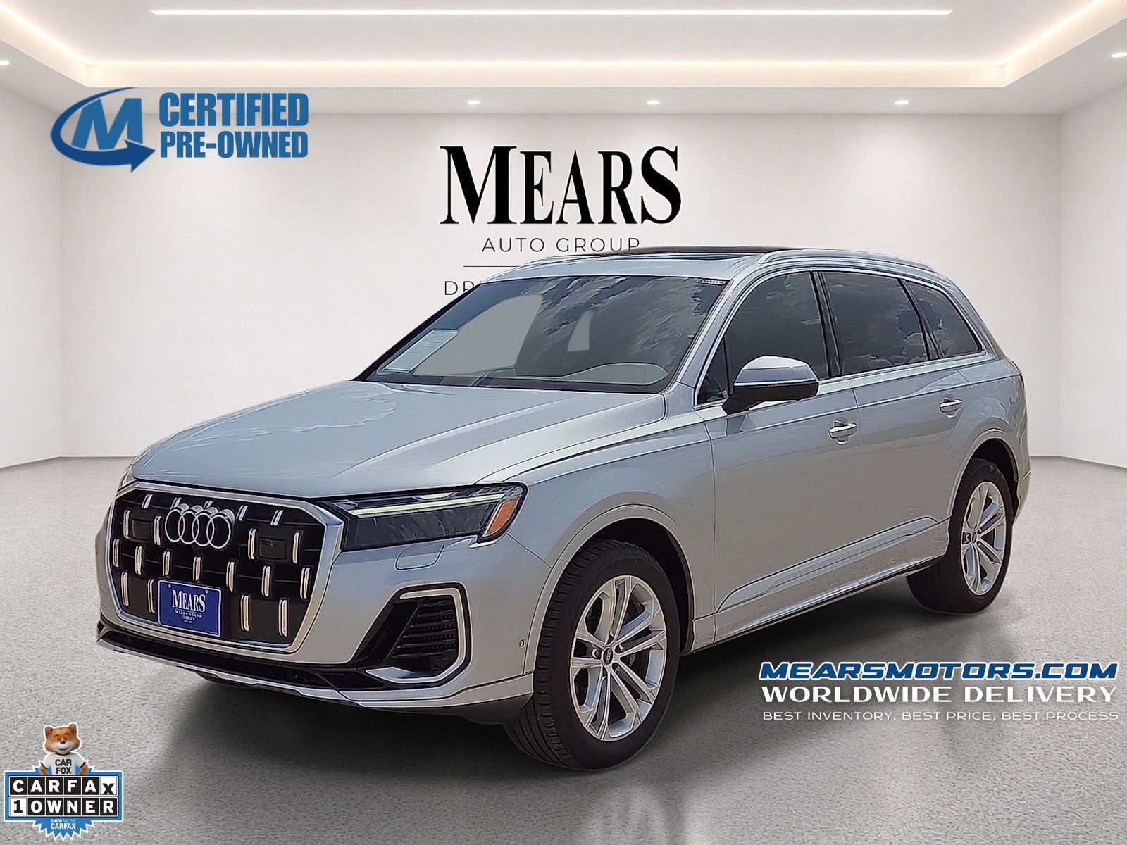 Satellite Silver Metallic 2025 Audi Q7 SUV / Crossover All-Wheel Drive 8-Speed Automatic