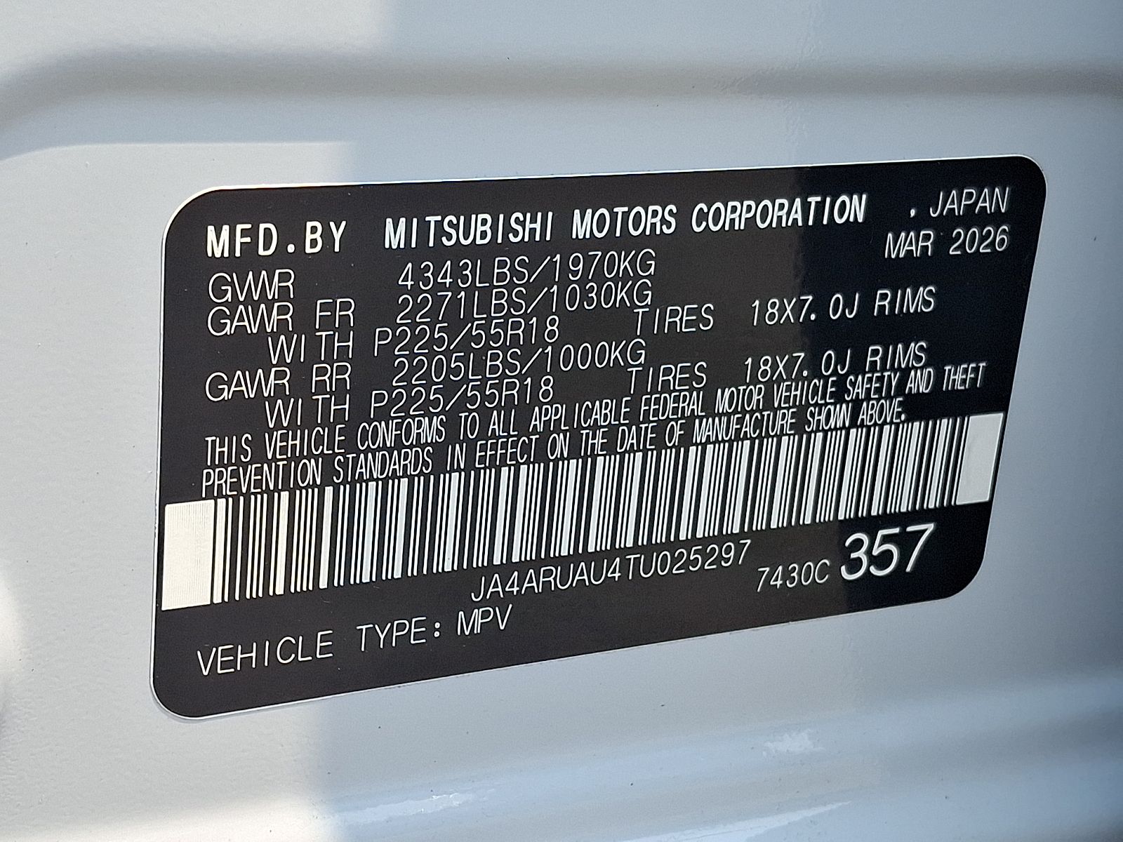 New 2026 Mitsubishi Outlander Sport SUV