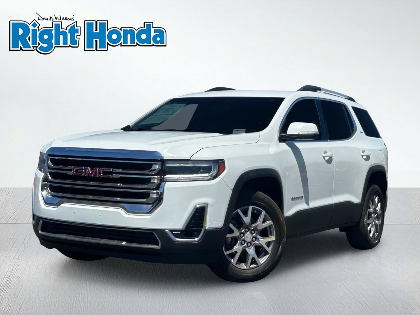 Summit White 2020 GMC Acadia SUV / Crossover Front-Wheel Drive 9-Speed Automatic
