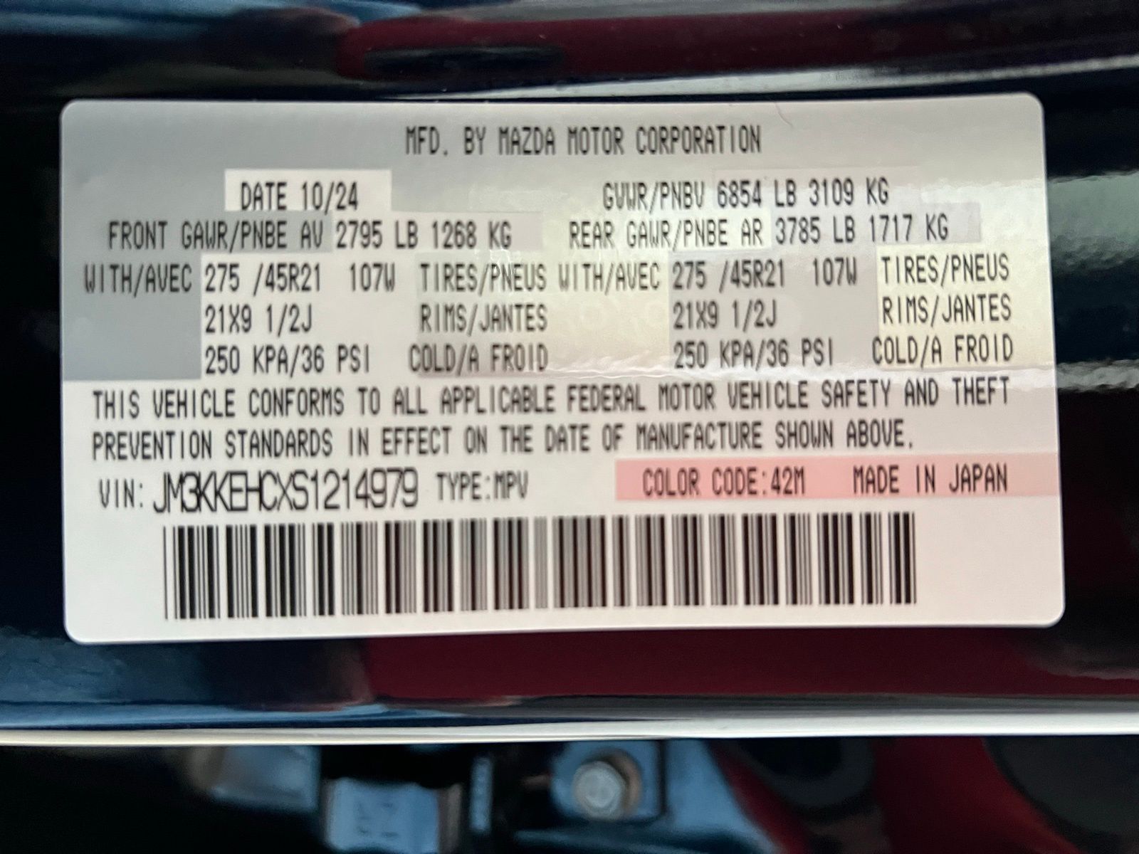 Used Car 2025 Mazda Cx-90  Wagon 4 Dr. 3.3 Turbo S Premium Plus All Wheel Drive For Sale Under $50,000 In Austin, Texas